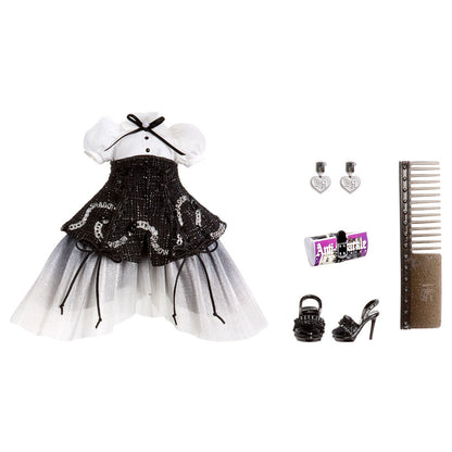Muñeca Shanelle Onyx de Shadow High con vestido blanco y negro - 7