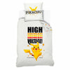 Funda nórdica Pokémon Pikachu blanca para cama de 90 cm