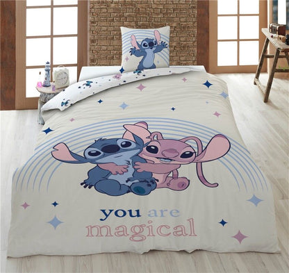 Funda nórdica Disney de Stitch y Angel para cama de 90 cm - 2