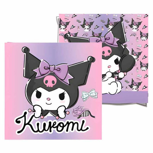 Cojín cuadrado de Kuromi SANRIO en tonos rosa y lila - 2
