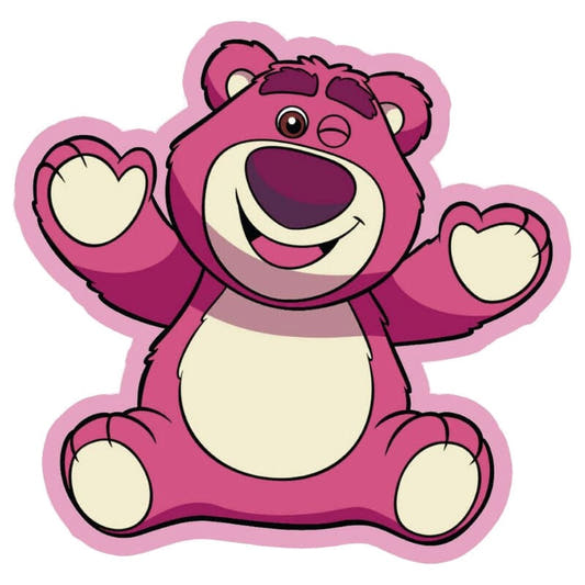Cojín 3D rosa de Lotso de Toy Story Disney Pixar