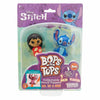Blister de tres toppers 3D de Stitch Disney para lápices