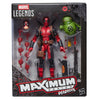 Figura articulada de Deadpool Marvel Legends con accesorios y figura de Doop