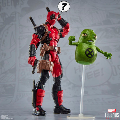 Figura articulada de Deadpool Marvel Legends con accesorios y figura de Doop - 4