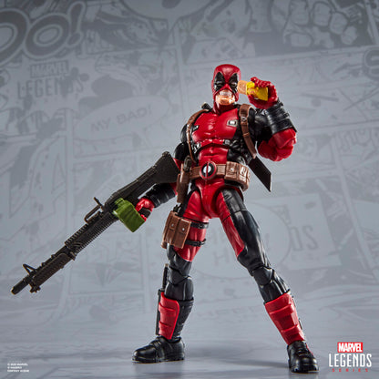 Figura articulada de Deadpool Marvel Legends con accesorios y figura de Doop - 5