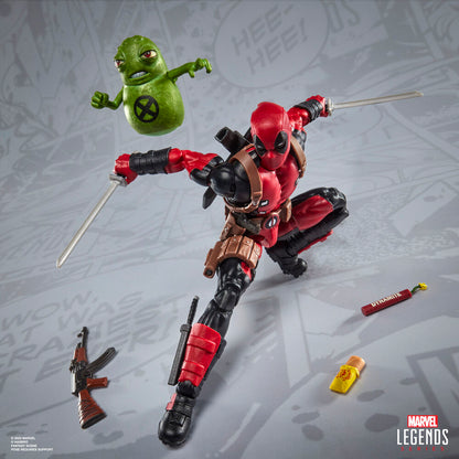 Figura articulada de Deadpool Marvel Legends con accesorios y figura de Doop - 8