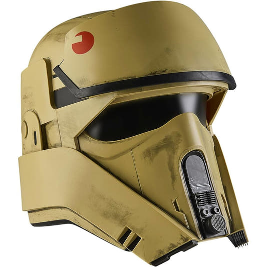 Casco electrónico Shoretrooper de Star Wars en tonos arena