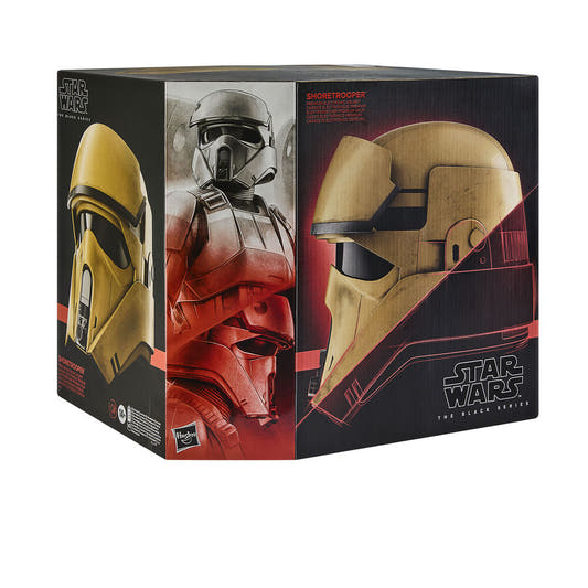 Casco electrónico Shoretrooper de Star Wars en tonos arena - 10