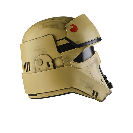 Casco electrónico Shoretrooper de Star Wars en tonos arena - 4