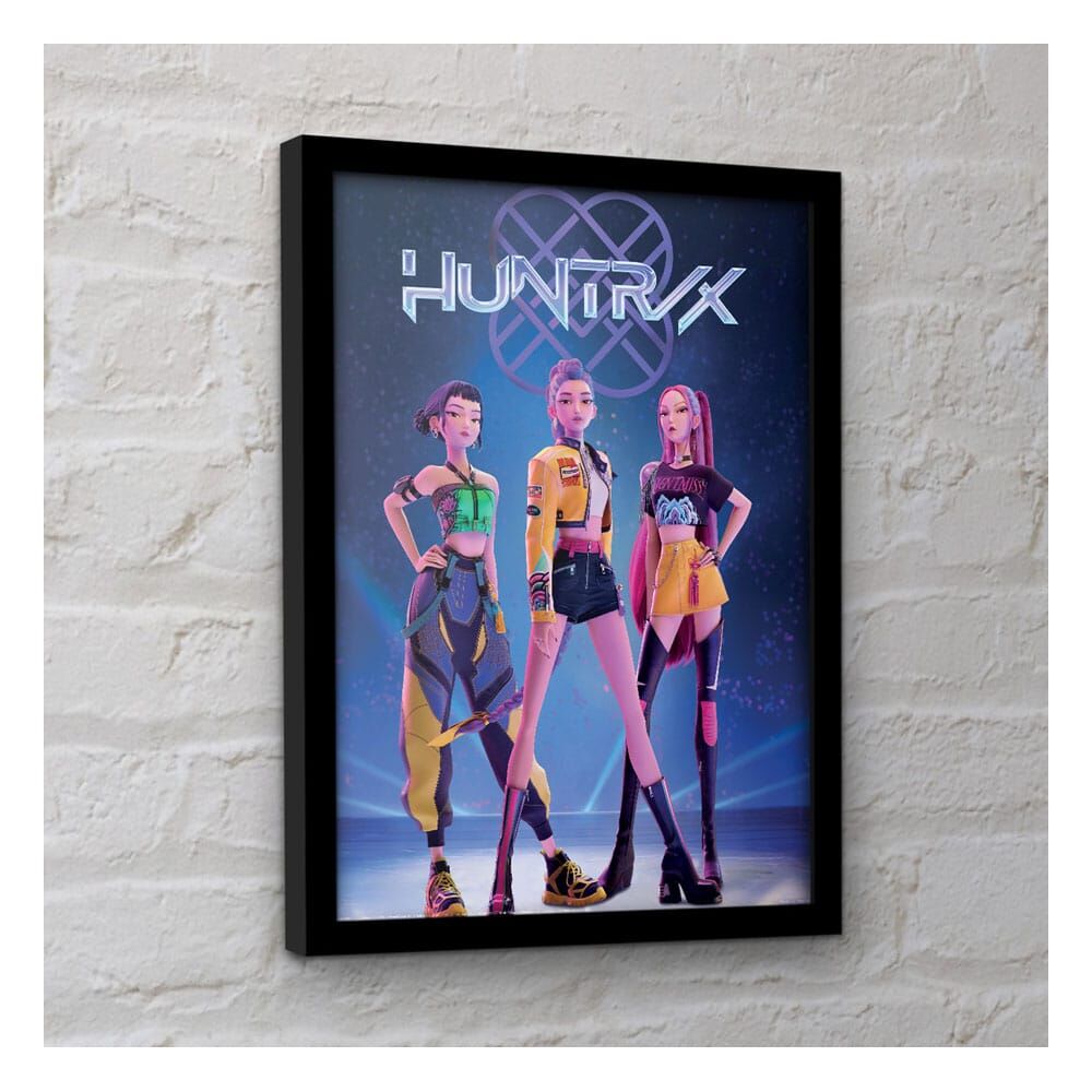 Cuadro enmarcado de las guerreras HUNTRIX de KPop Demon Hunters - 2
