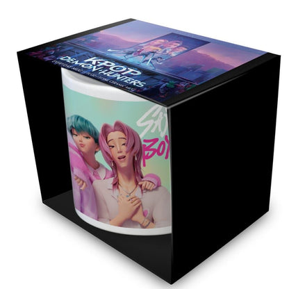 Taza de cerámica Saja Boys de KPop Demon Hunters de 325 ml - 2