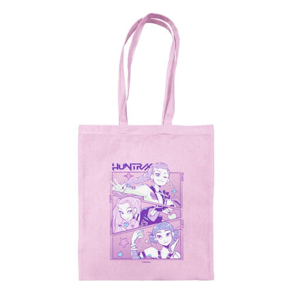 Bolsa de lona rosa Huntrix de KPop Demon Hunters