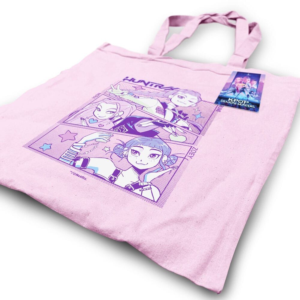 Bolsa de lona rosa Huntrix de KPop Demon Hunters - 2