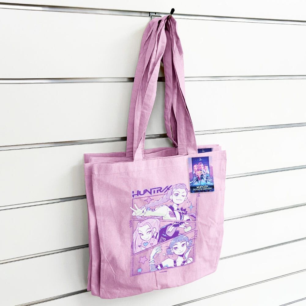 Bolsa de lona rosa Huntrix de KPop Demon Hunters - 3