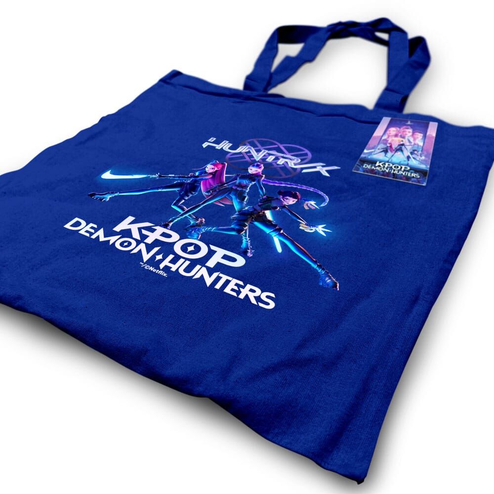 Bolsa azul de lona Huntrix KPop Demon Hunters - 2