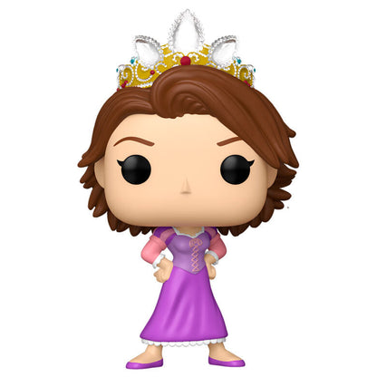 Figura Funko POP de Rapunzel con corona y vestido morado