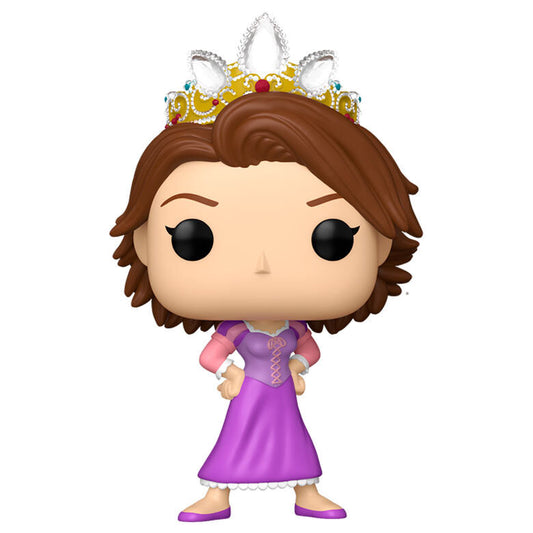 Figura Funko POP de Rapunzel con corona y vestido morado