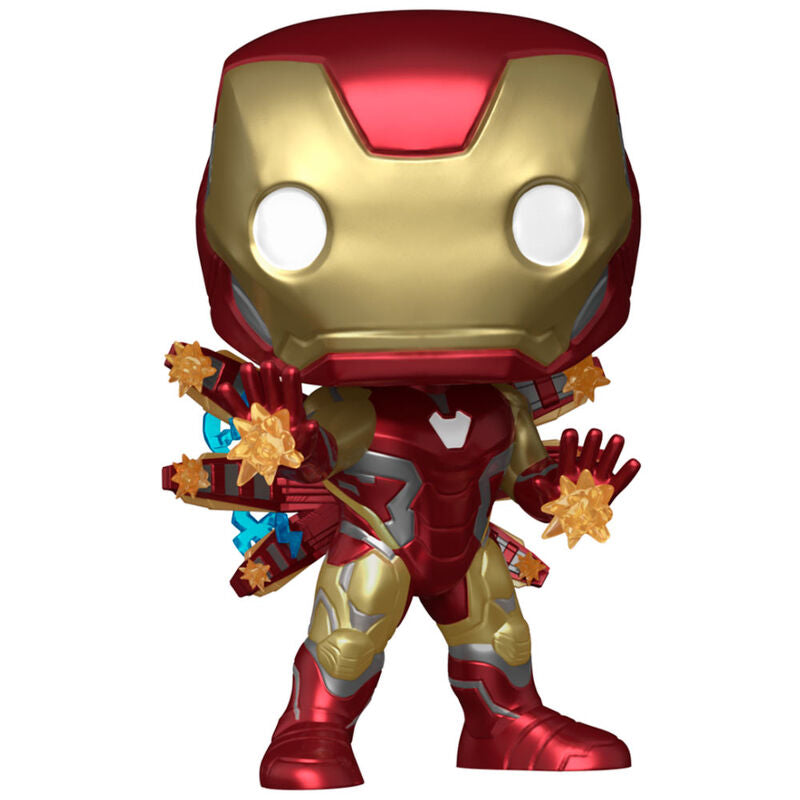 Figura Funko POP Plus de Iron Man con armadura roja y dorada