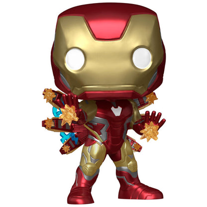 Figura Funko POP Plus de Iron Man con armadura roja y dorada