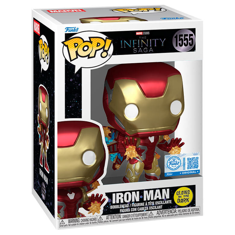 Figura Funko POP Plus de Iron Man con armadura roja y dorada - 2