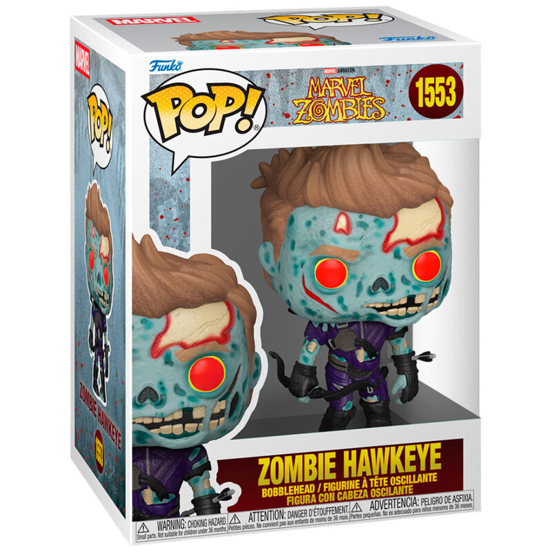 Figura Funko POP Zombie Hawkeye de Marvel Zombies - 2