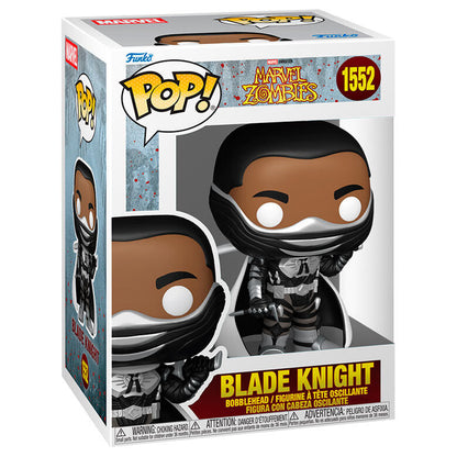 Figura Funko POP Marvel Zombies Blade Knight con armadura, capa y espada - 2