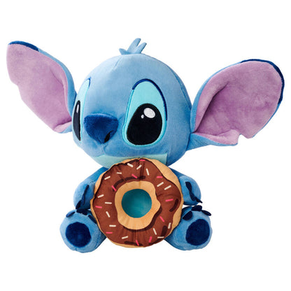 Peluche de Stitch Disney con una rosquilla decorada