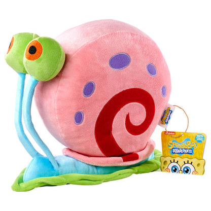 Peluche de Gary de Bob Esponja con concha rosa y ojos verdes