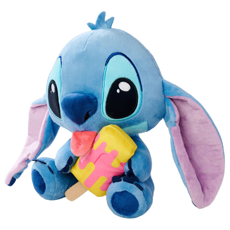 Peluche Stitch Disney azul con polo de colores - 2