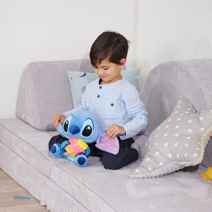 Peluche Stitch Disney azul con polo de colores - 4