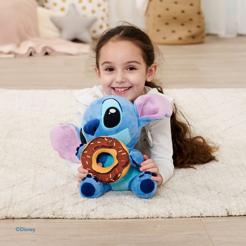 Peluche de Stitch Disney con una rosquilla decorada - 4