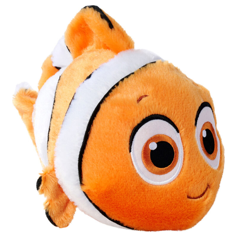 Peluche Nemo naranja de Disney Pixar con franjas blancas y negras - 4