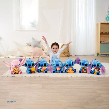 Peluche Stitch Disney azul con polo de colores - 5