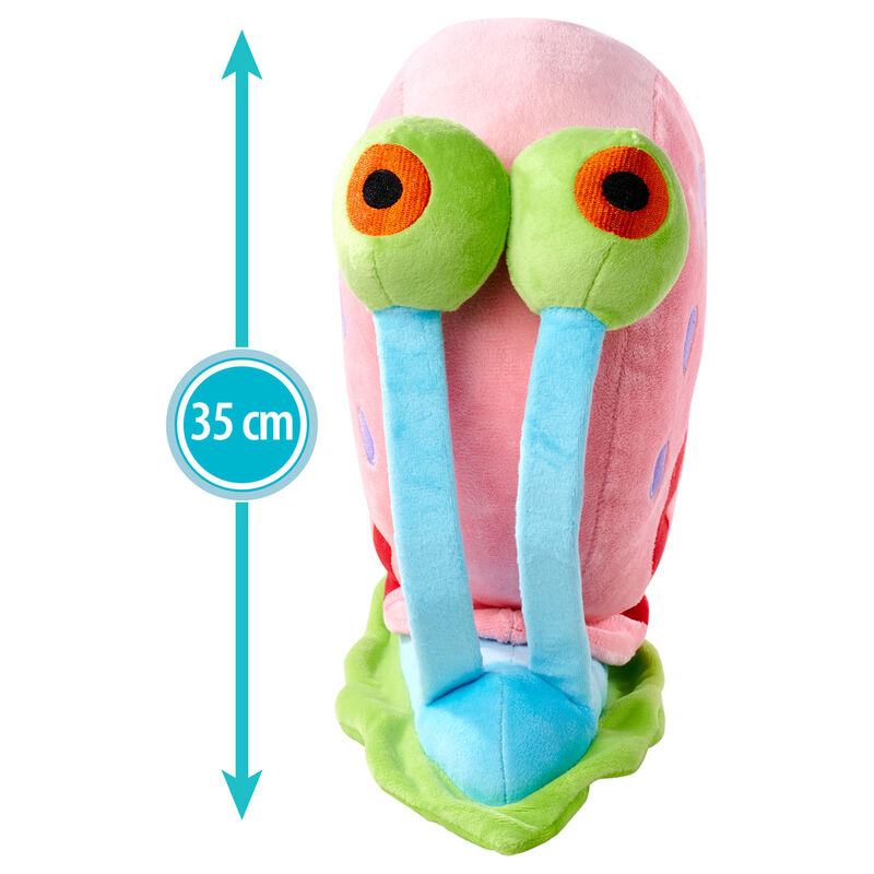 Peluche de Gary de Bob Esponja con concha rosa y ojos verdes - 5