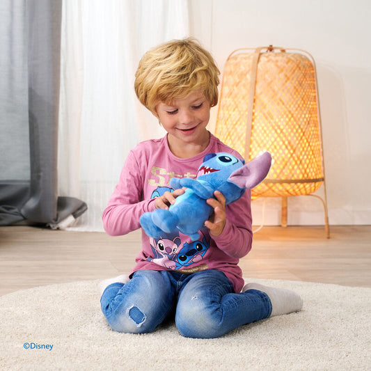Peluche de Stitch Disney con astas de reno y diadema roja - 6