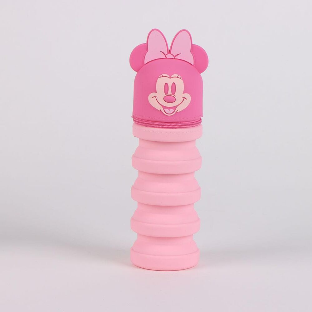 Portatodo Minnie Disney de silicona en tonos rosas - 3