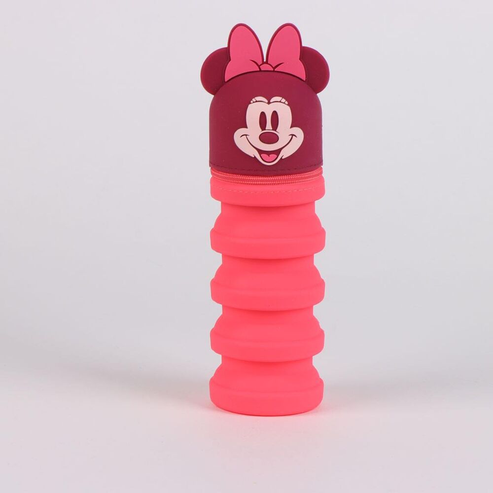 Portatodo Minnie Disney de silicona en tonos rosas - 2