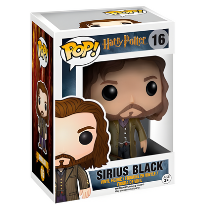 Figura Funko POP! de Sirius Black con abrigo verde y varita - 3