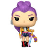 Figura Funko POP! de Rumi con cabello morado y chaqueta amarilla