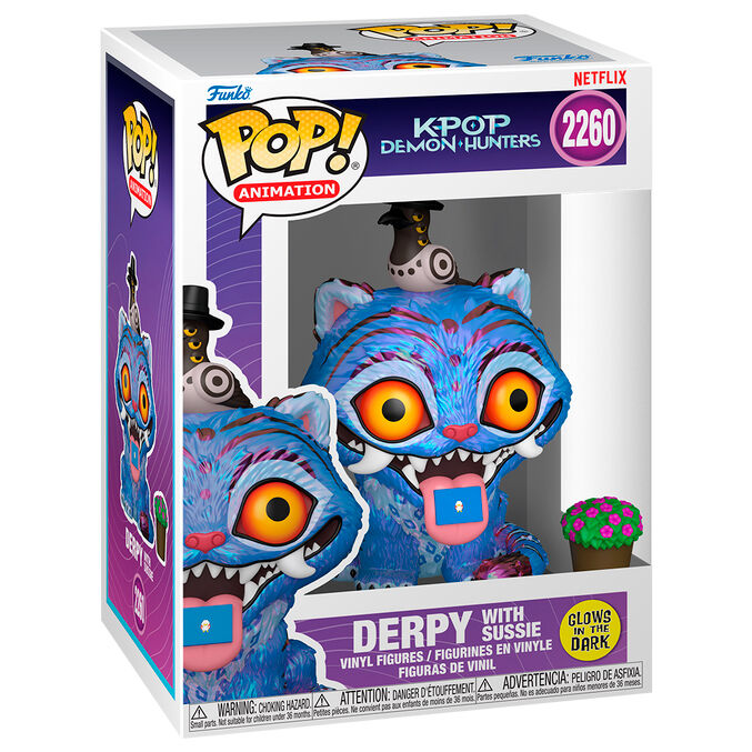 Figura FUNKO POP! Derpy con Sussie Glow de Kpop Demon Hunters - 2