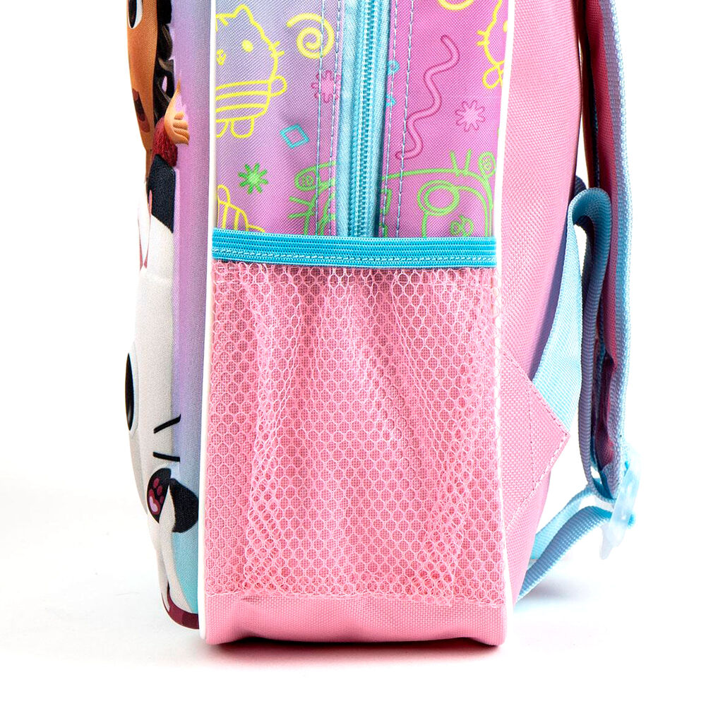 Mochila 3D de La Casa de Muñecas de Gabby con Gabby y personajes felinos - 3