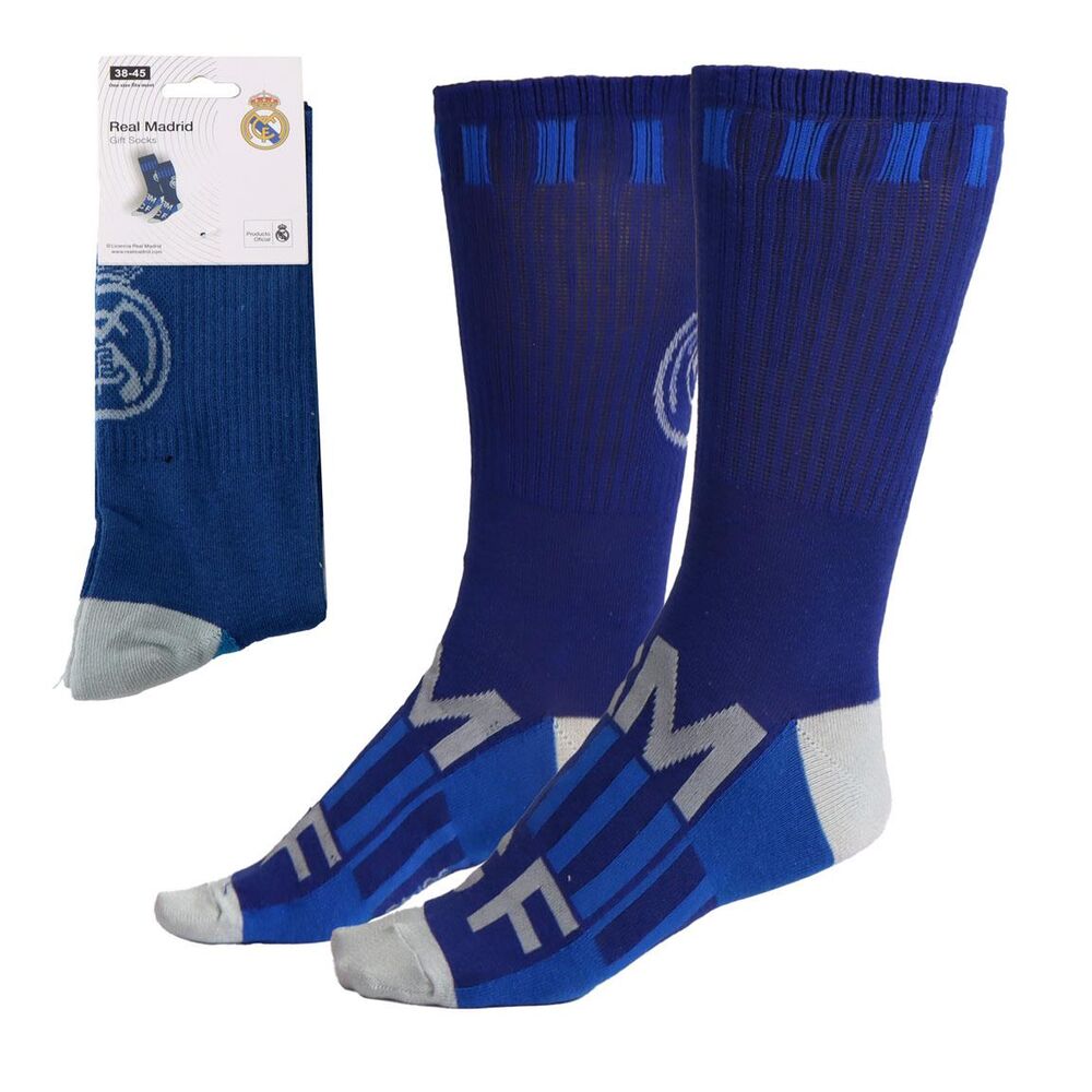Calcetines azules del Real Madrid talla 38-45