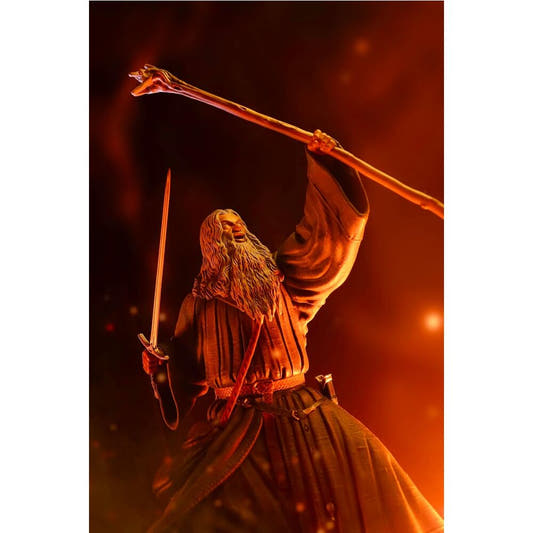 Figura de Gandalf en Moria con bastón y espada - 7