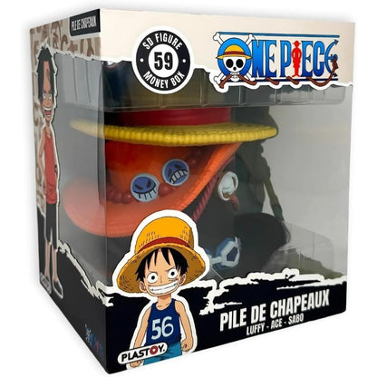 Figura hucha PLASTOY con pila de sombreros de One Piece - 2