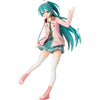 Figura de Hatsune Miku Ribbon Girl con chaqueta rosa y coletas turquesa