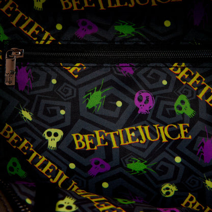 Mochila Loungefly de Beetlejuice con diseño de la casa y Beetlejuice - 5
