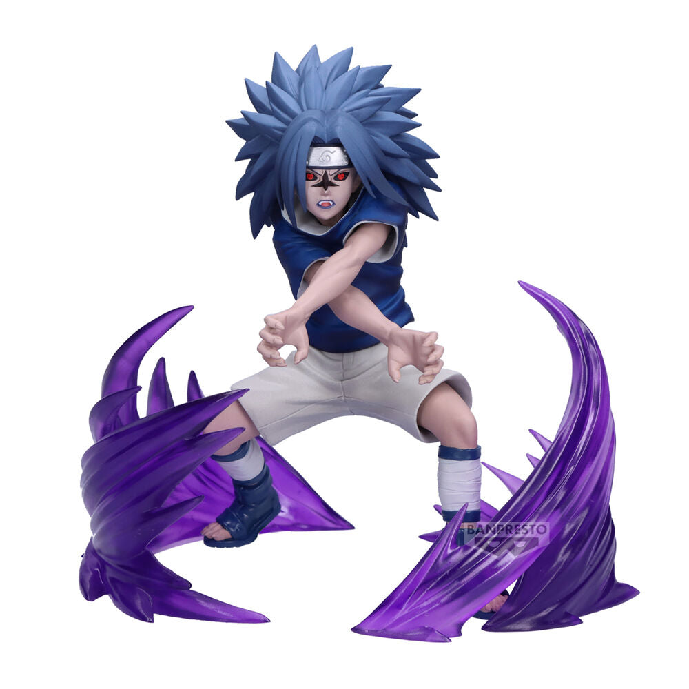 Figura de Sasuke Uchiha Vibration Stars Naruto con efectos morados
