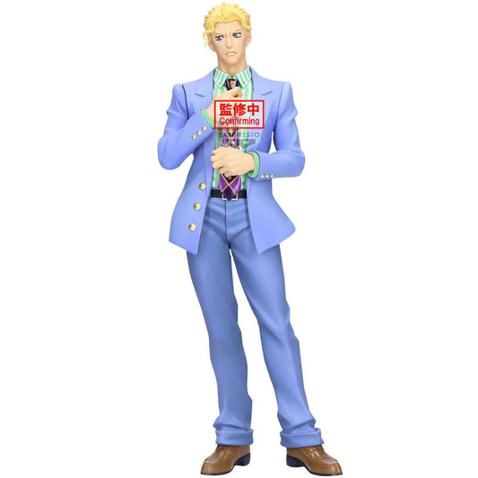Figura de Yoshikage Kira de JoJo’s Bizarre Adventure con traje lavanda