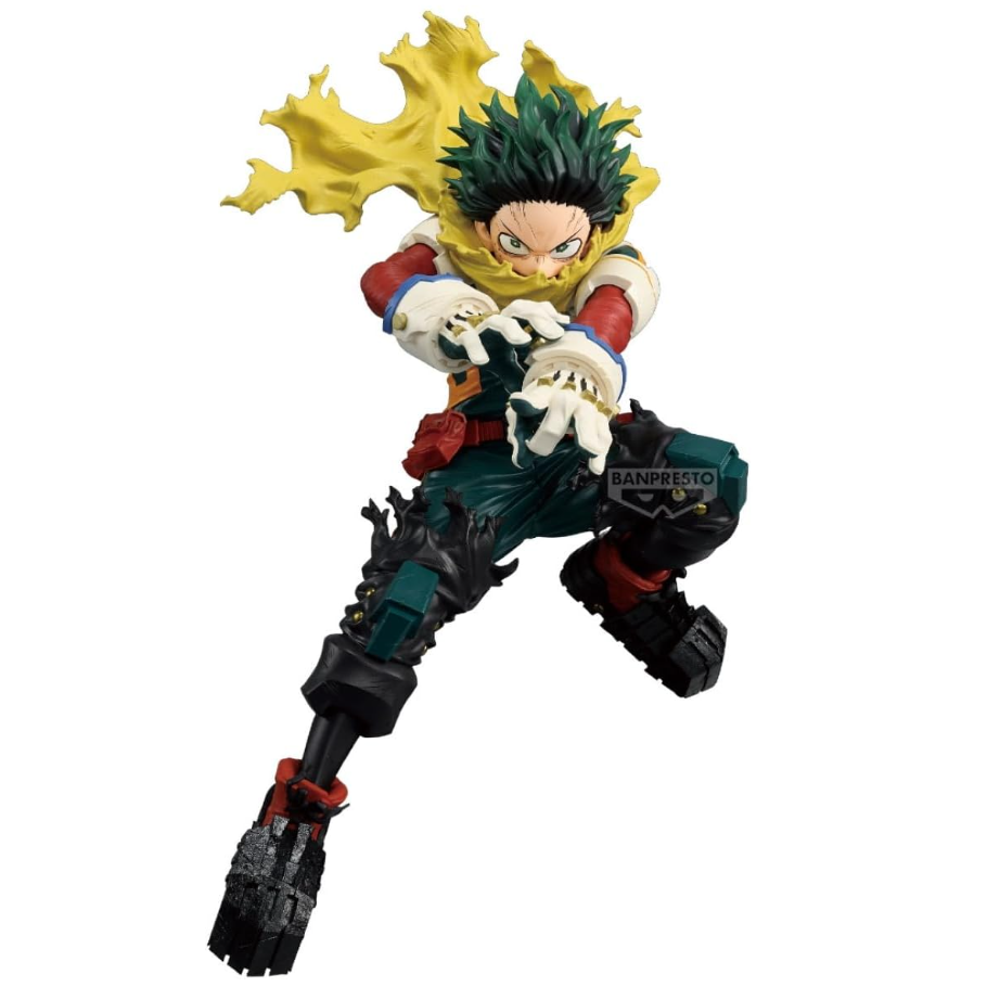 Figura de Izuku Midoriya Maximatic en pose de acción