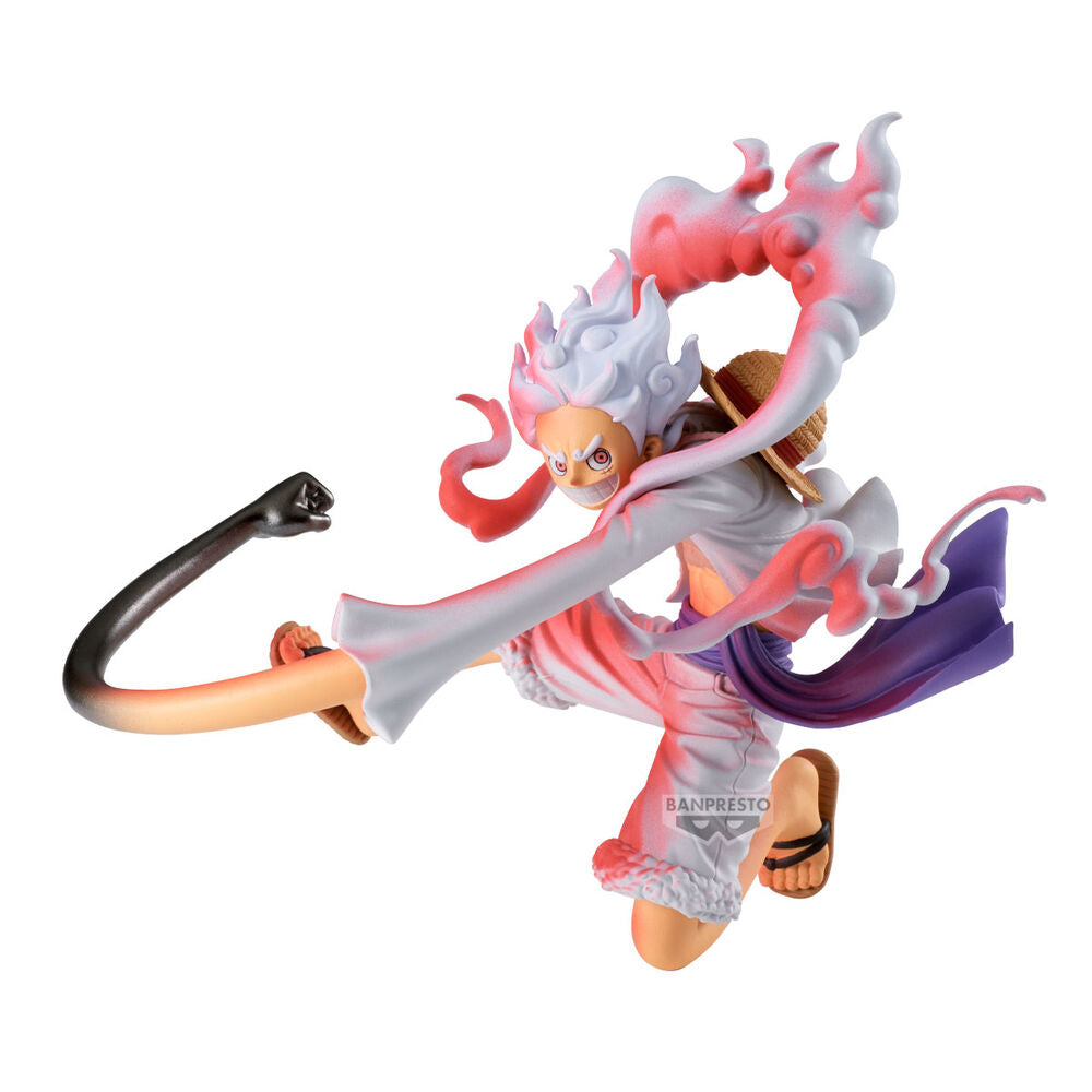 Figura de Monkey D. Luffy de One Piece en pose de acción